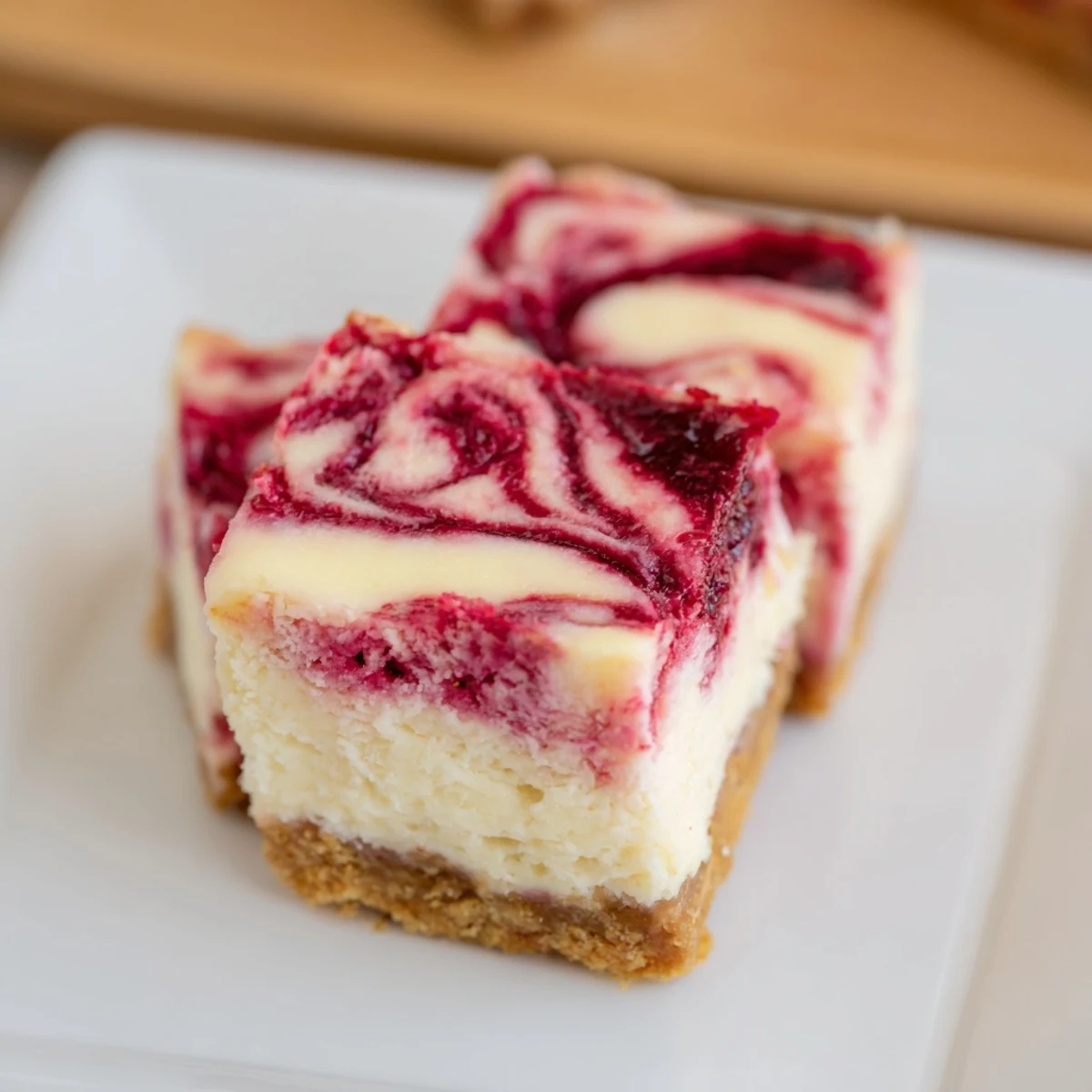 Imagine the rich, decadent Raspberry White Chocolate Cheesecake Bars, bursting with fresh raspberry flavor and white chocolate.