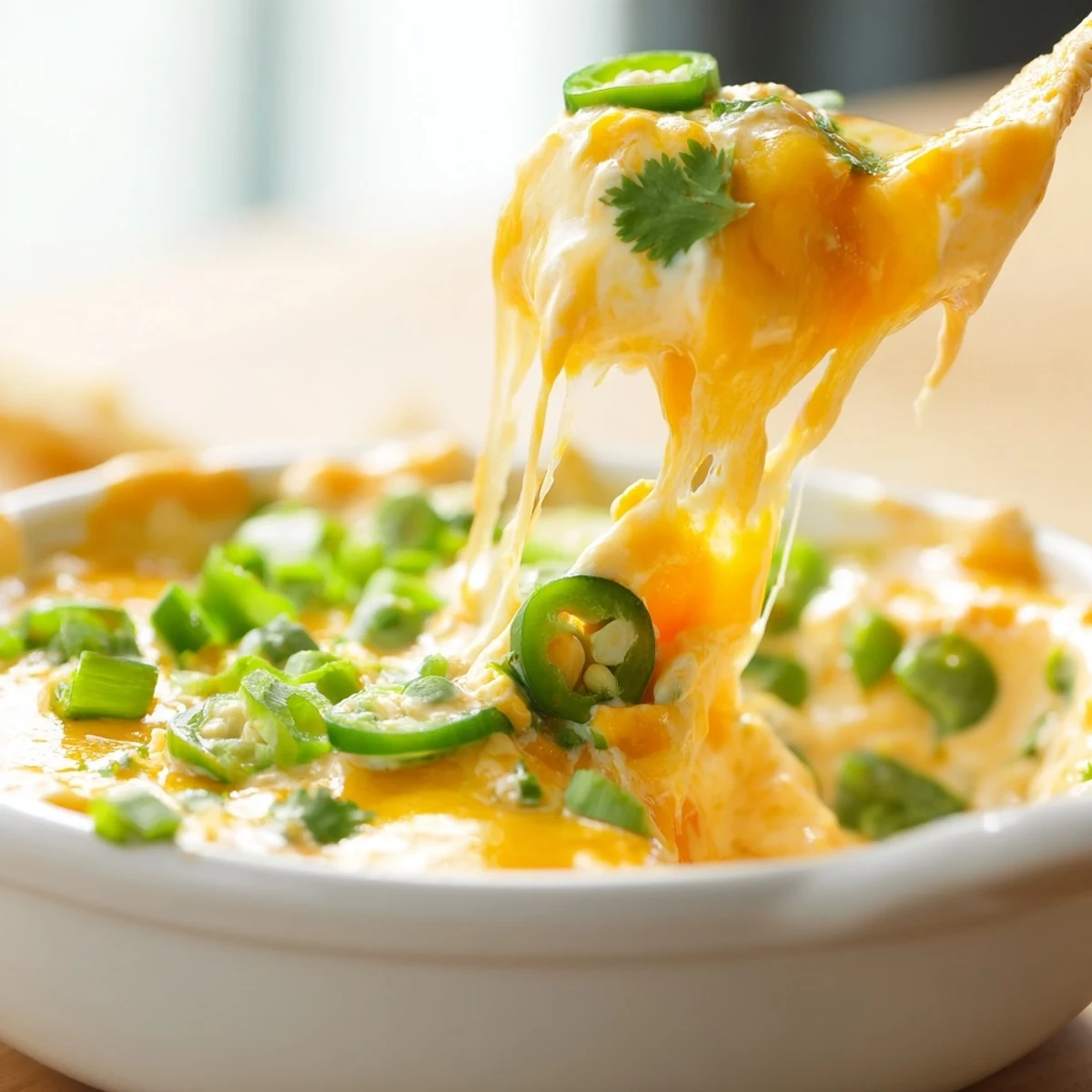 Quarterback Queso Dip Jalapenos