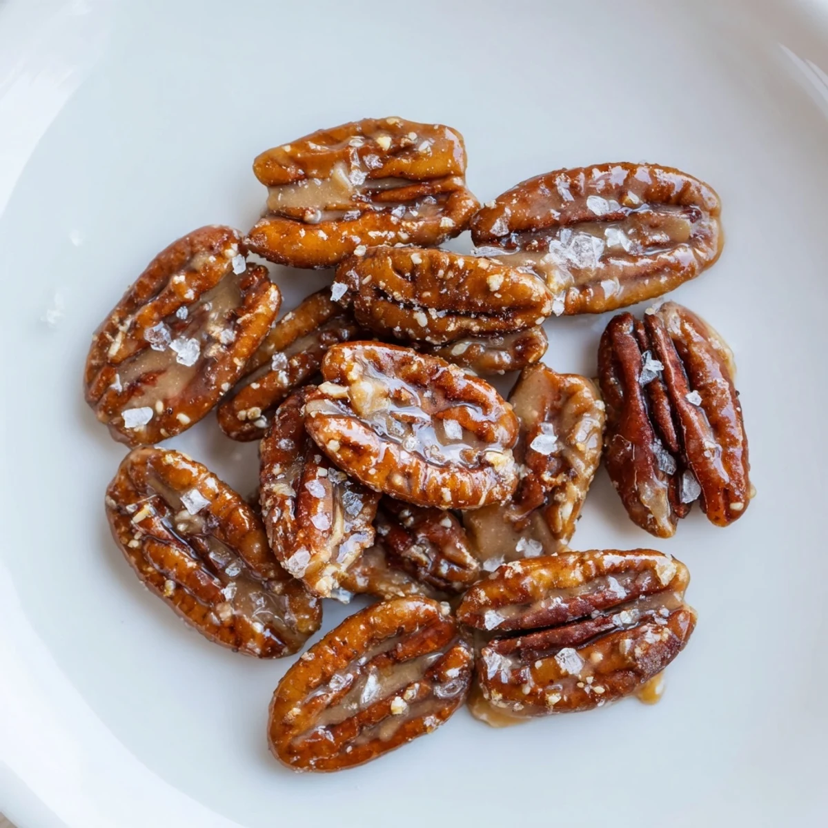 Golden Mardi Gras Pecan Pralines cooling on parchment paper, showcasing their creamy caramel texture and toasted nuts.