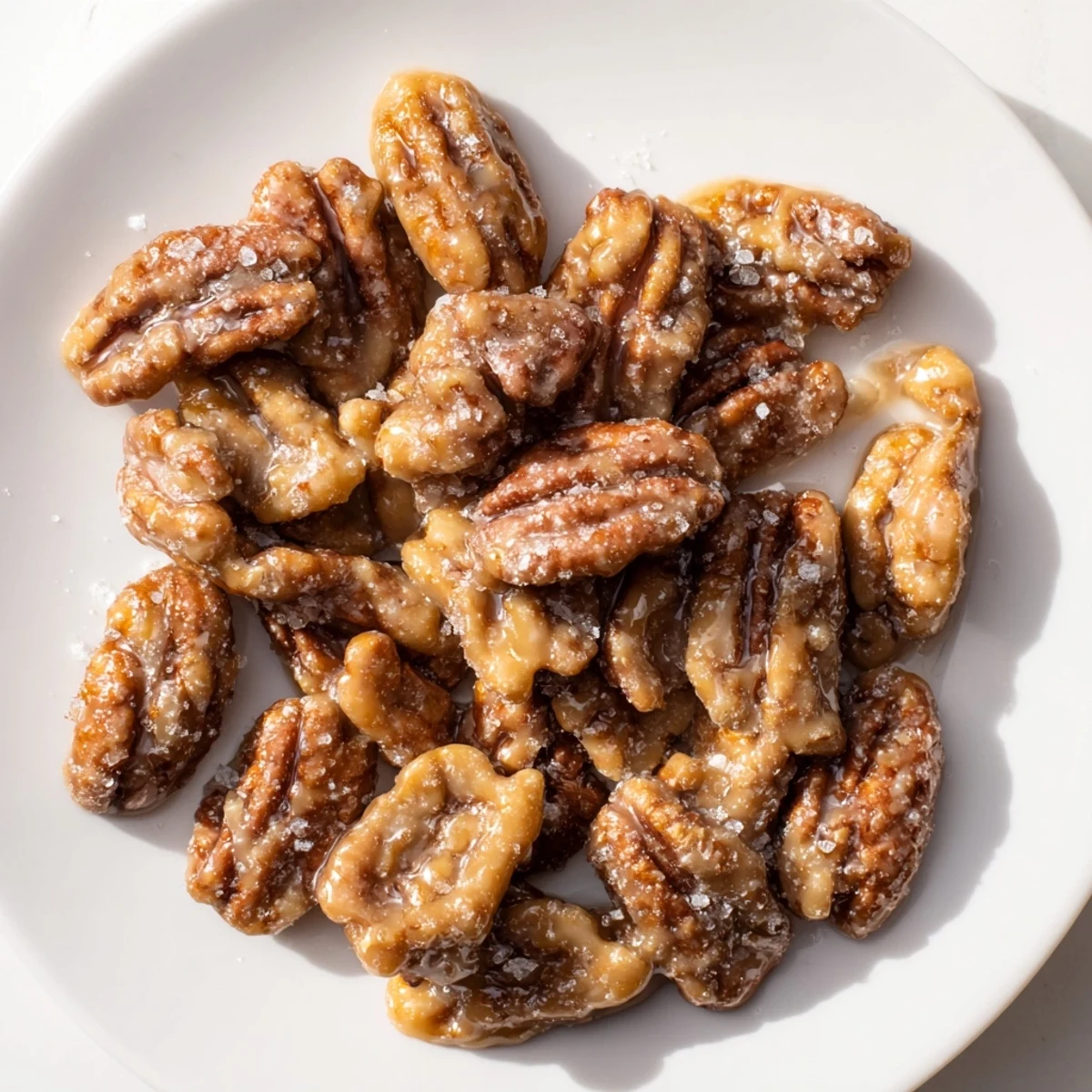 Homemade Mardi Gras Pecan Pralines on a rustic table, featuring rich brown sugar caramel and crunchy pecans.