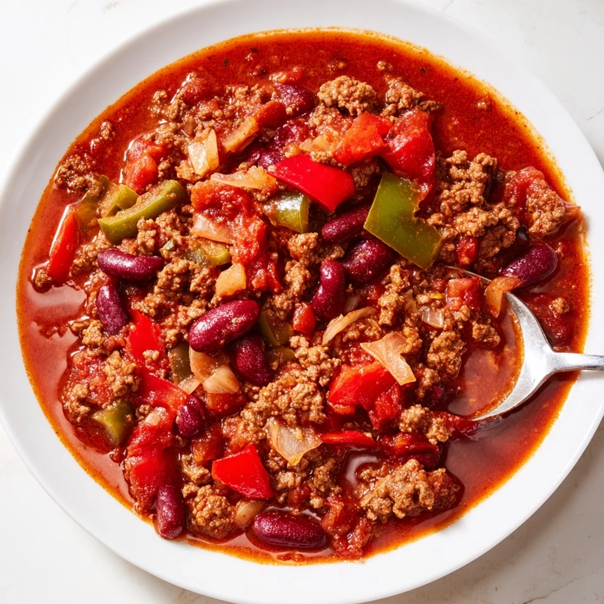 Beef Chili with Kidney Beans