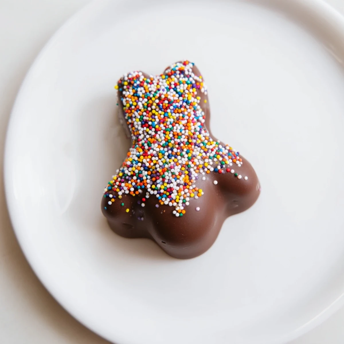 Enjoying a platter of Chocolate Covered Marshmallow Peeps, paired with hot cocoa and marshmallow toppings for a sweet treat.