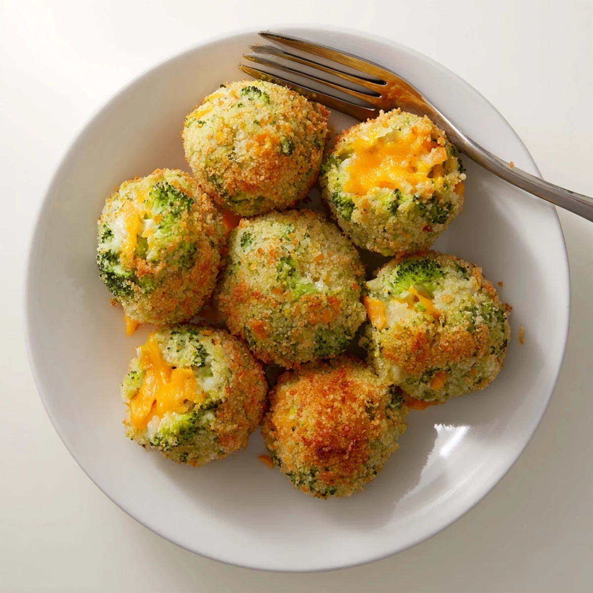 Crispy appetizer balls with melted cheddar cheese served with marinara dipping sauce