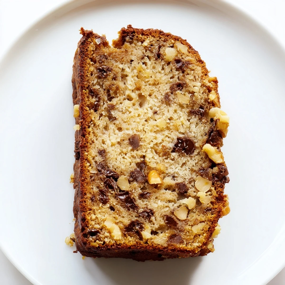 Freshly baked low carb banana bread cooling on a wire rack with golden crust