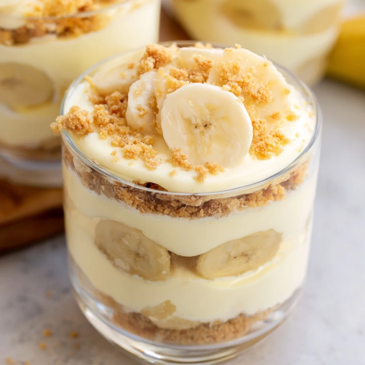 No Bake Banana Pudding Cheesecake Cups