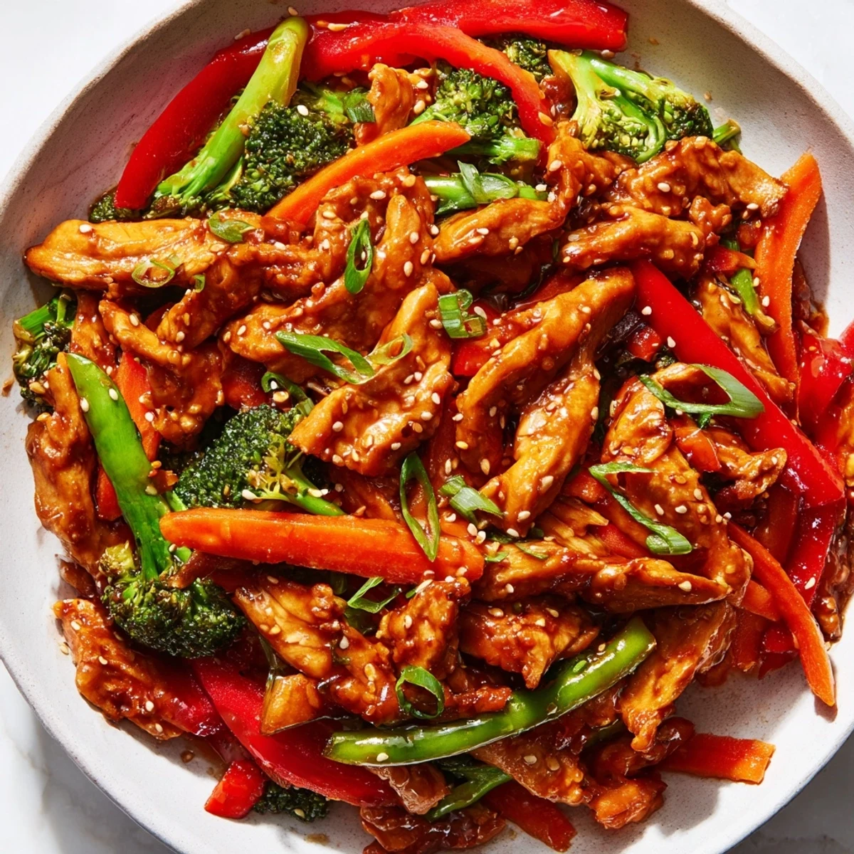 Sesame Soy Chicken Stir Fry