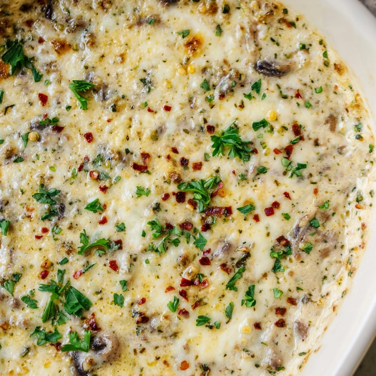 Stuffed Mushroom Dip For Parties