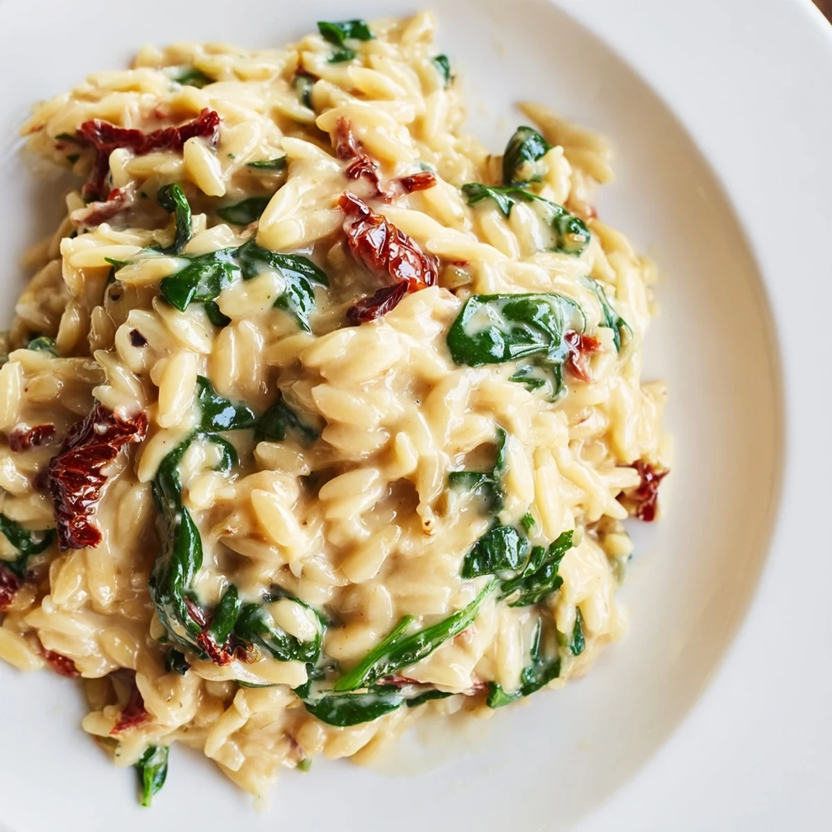 Creamy Tuscan Orzo