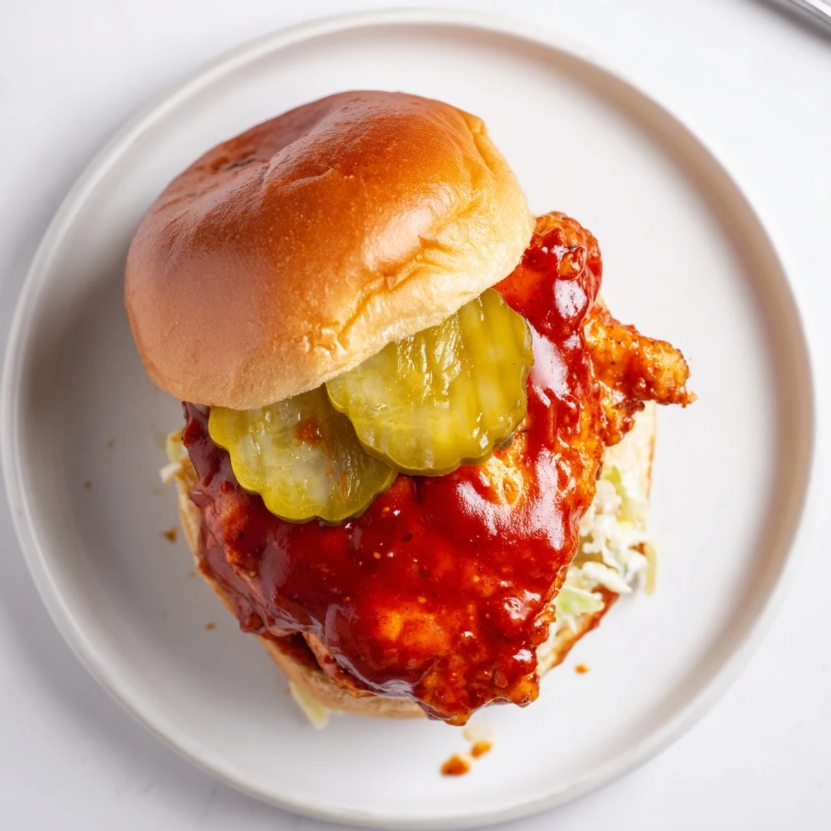 Midnight craving-ready Spicy Nashville Hot Chicken Sandwiches Recipe To Savor with juicy thighs