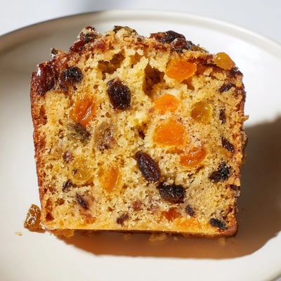 Warm Irish Tea Cake with dried fruit and spices cooling on a rack, ready to serve with afternoon tea.