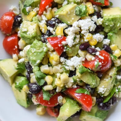 Mexican Chopped Salad with Lime Dressing