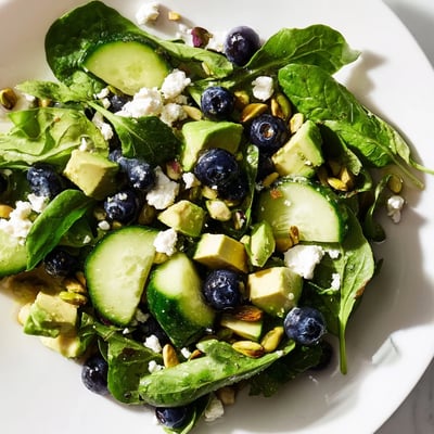 Blueberry Pistachio Spring Salad